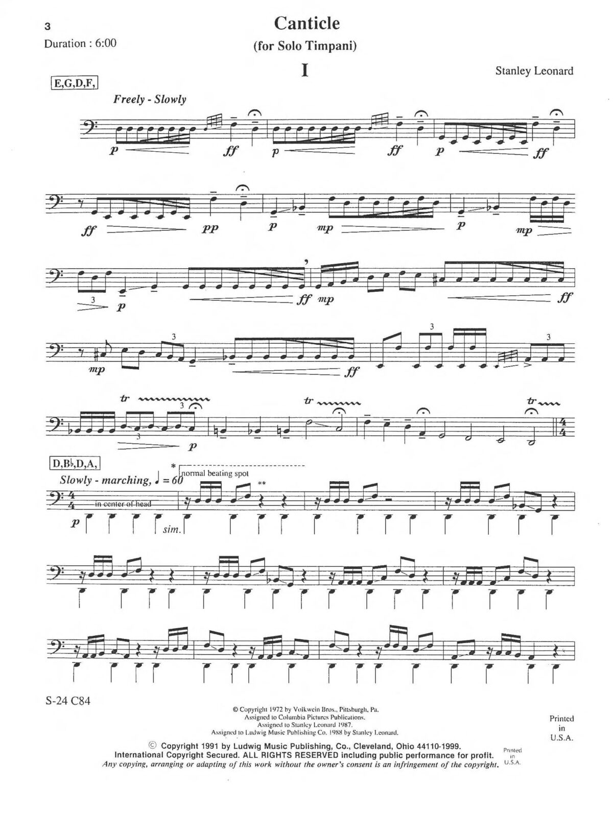 Canticle by Stanley Leonard