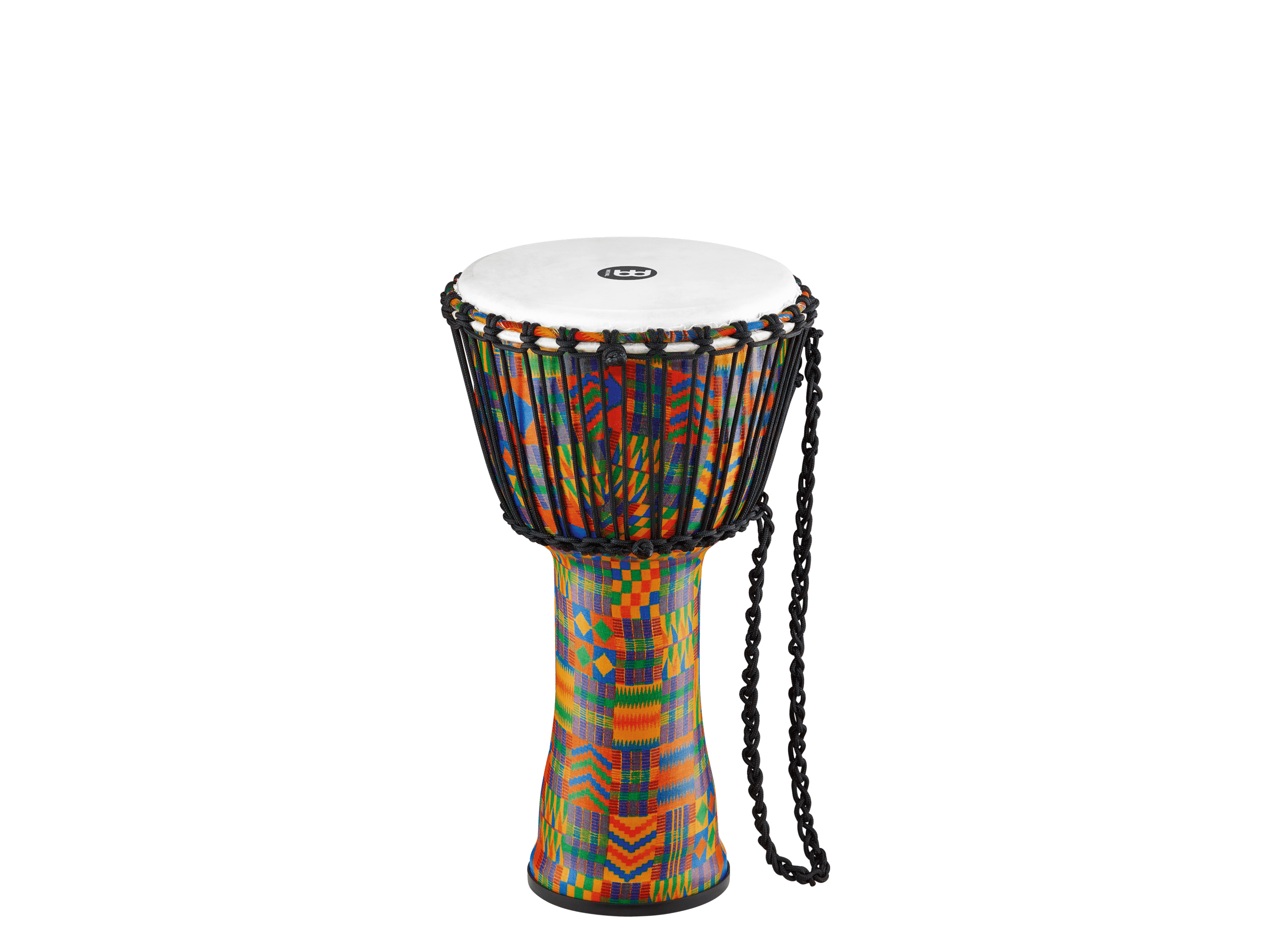 8 Small Size Meinl Percussion Travel Djembe with Synthetic Shell and Head 2-YEAR WARRANTY 8 Mechanically Tuned PMDJ2-S-F NOT MADE IN CHINA Kenyan Quilt S 