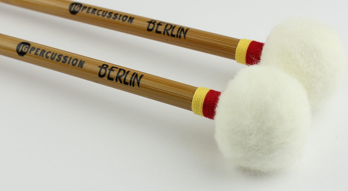 JG Percussion Wiener Holz with Leather Timpani Mallets