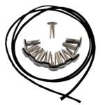 Black Swamp Nickel Plated Rivets & Hanging Cord