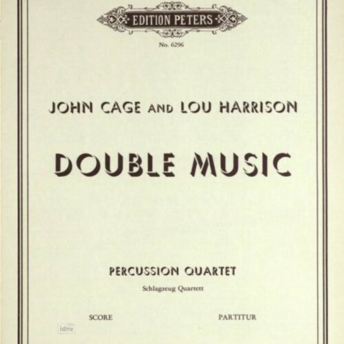 Double Music by John Cage and Lou Harrison - Score