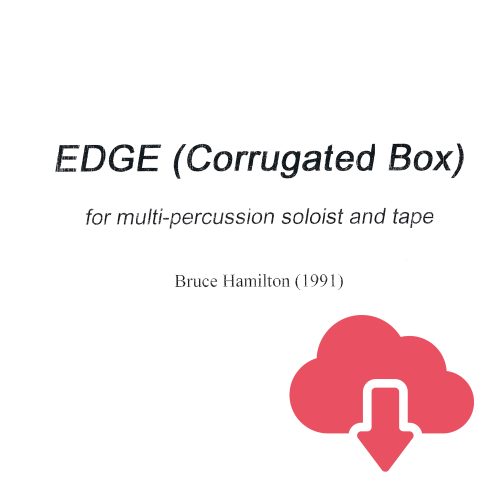 Edge (Corrugated Box) by Bruce Hamilton