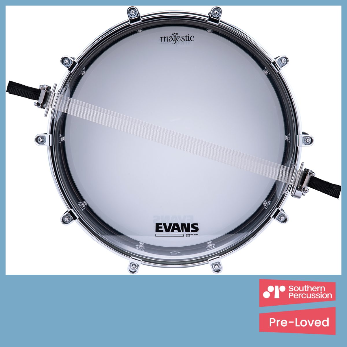 Majestic EX-DEMO 14 x 4" Opus One Brass Snare Drum