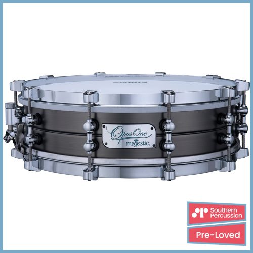 Majestic EX-DEMO 14 x 4" Opus One Brass Snare Drum