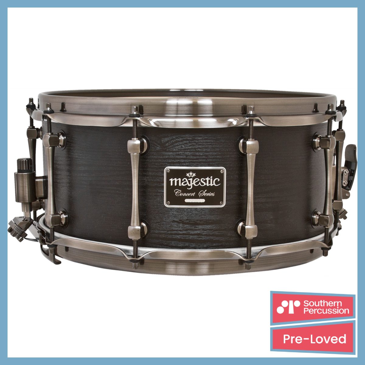 Majestic EX-DEMO 14 x 6.5" Concert Black Maple Snare Drum