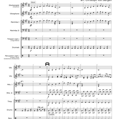 Kids by MGMT arr. by Christoff von Bergen - Sample 1