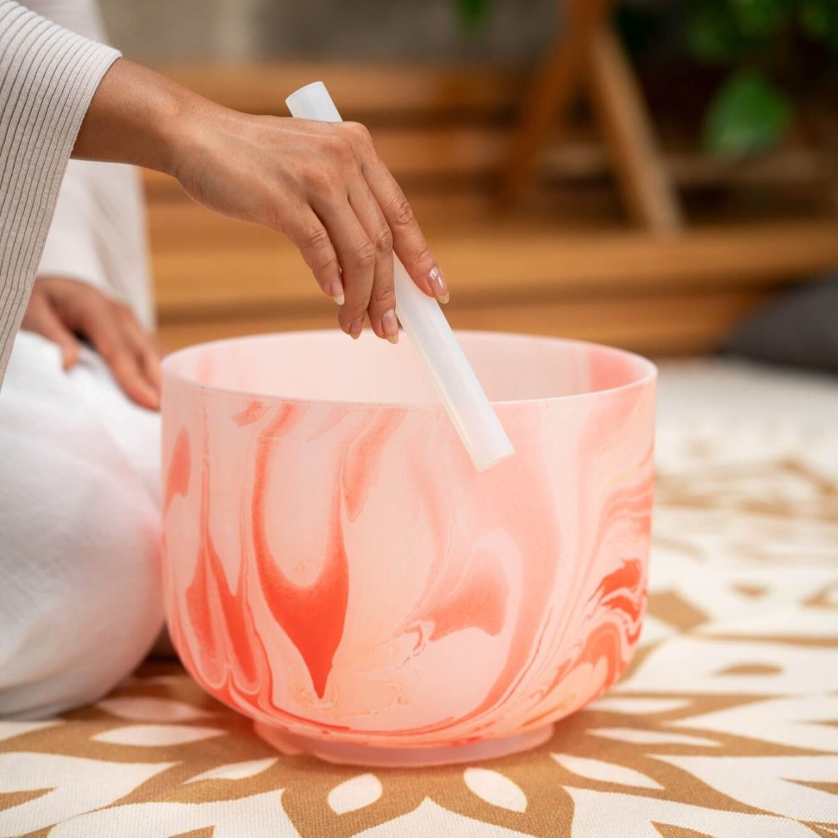 Meinl Sonic Energy Marble Crystal Singing Bowl - Sacral Chakra