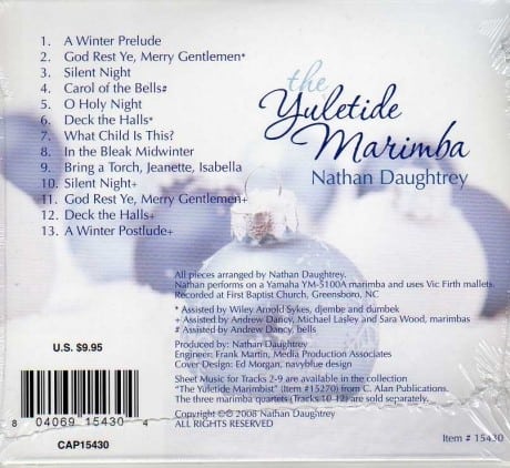The Yuletide Marimba CD
