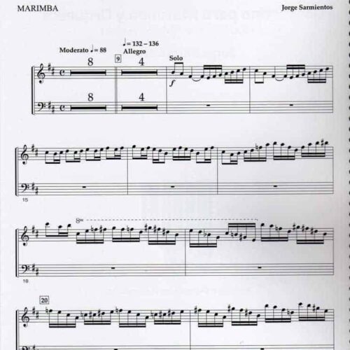 Concertino para Marimba y Orquesta (Piano Red)