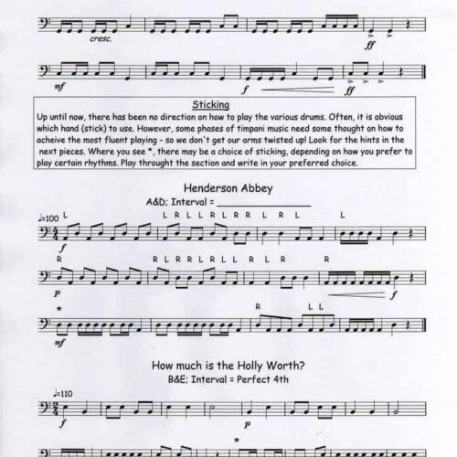 Timp-Tastic , Progressive Studies for Pedal Timpani