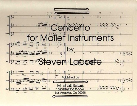 Concerto for Mallets by Steve La Coste