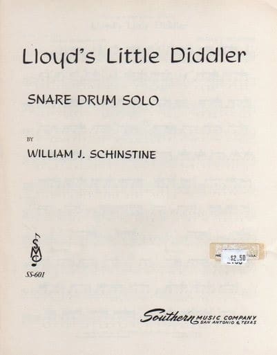 Lloyd's Little Diddler