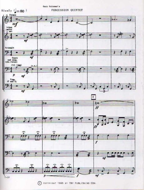 Percussion Quintet