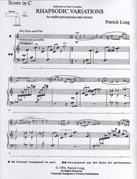 Rhapsodic Variations by Patrick Long