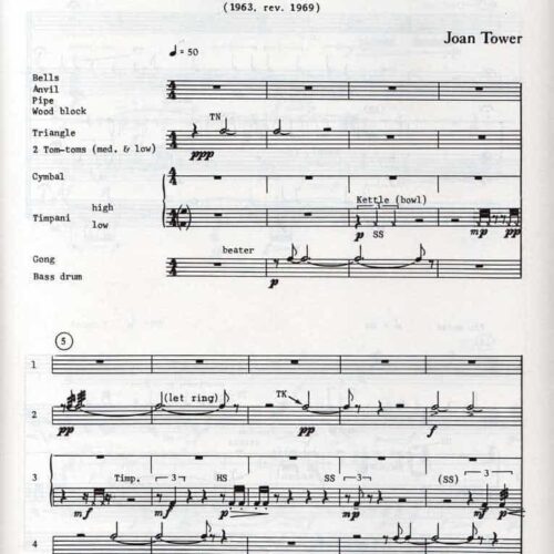 Percussion Quartet by Joan Tower