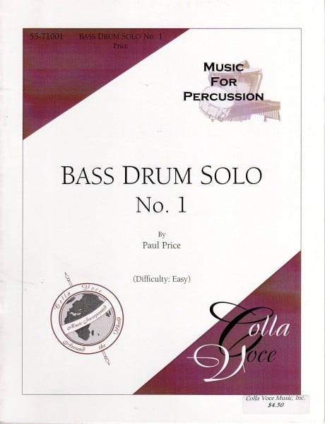 Bass Drum Solo No. 1 by Paul Price