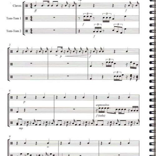 Piece For Claves And Tom-toms
