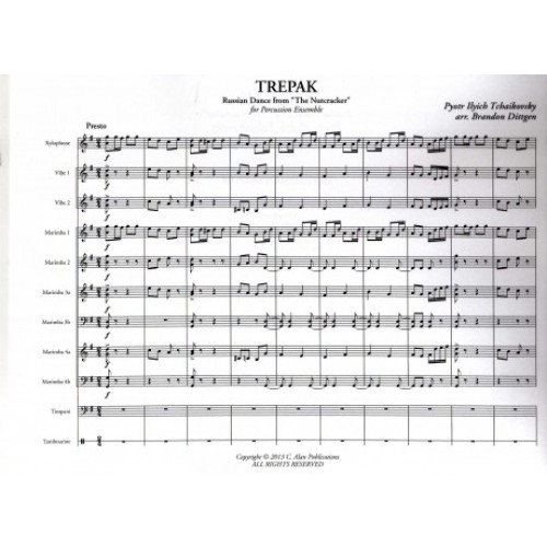 Trepak by Tchaikovsky arr. Jesus Martinez