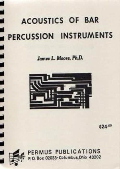 Acoustics Of Bar Percussion Instruments by James Moore