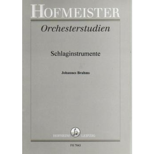 Orchesterstudien Fur Schlaginstrumente - Johannes Brahms