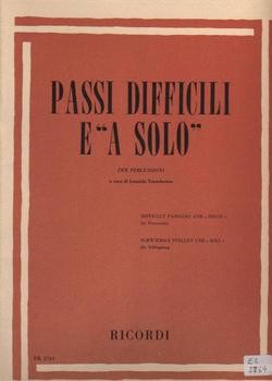 Difficult Passages And Solos For Percussion