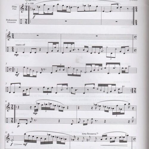 Spiegelungen a 2 - 5 Impressions For Flute And Percussion