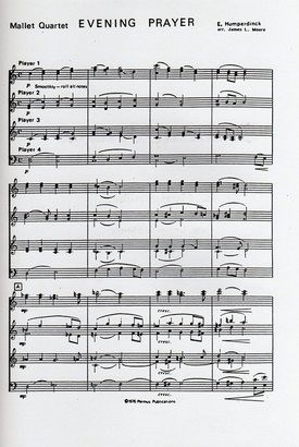 Evening Prayer by Humperdinck arr. James Moore