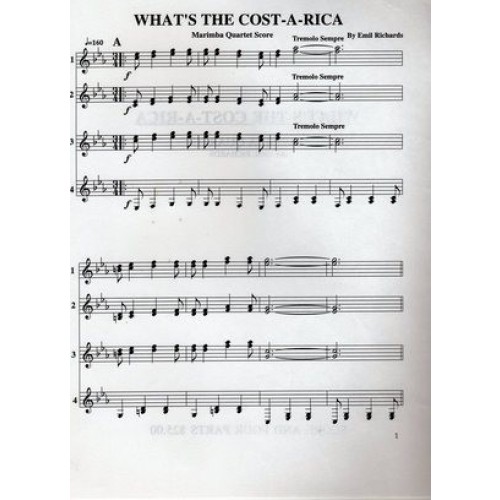 What's The Cost-a-rica by Emil Richards