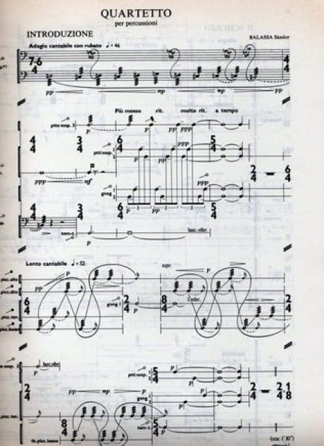 Quartetto Per Percussioni Op. 18