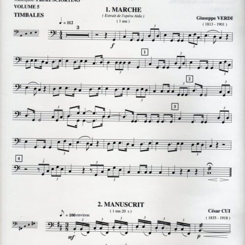 Classical Pieces For Timpani And Piano - Vol. 5