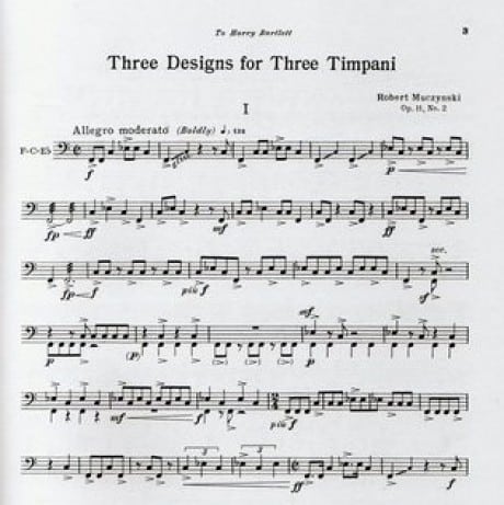 Three Designs For Three Timpani