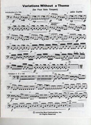 Variations Without A Theme by John Curtis