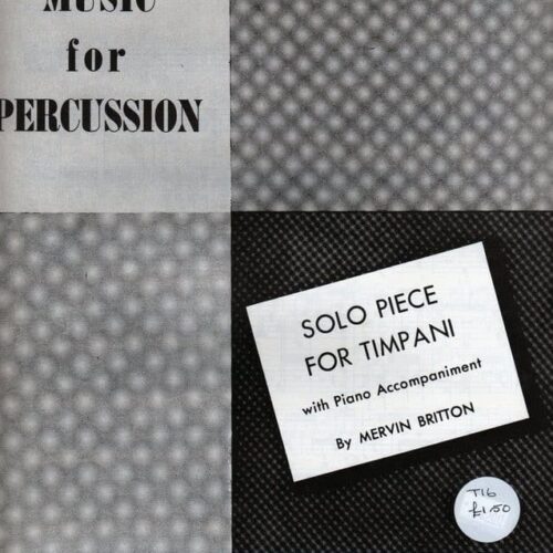 Solo Piece For Timpani by Mervin Britton
