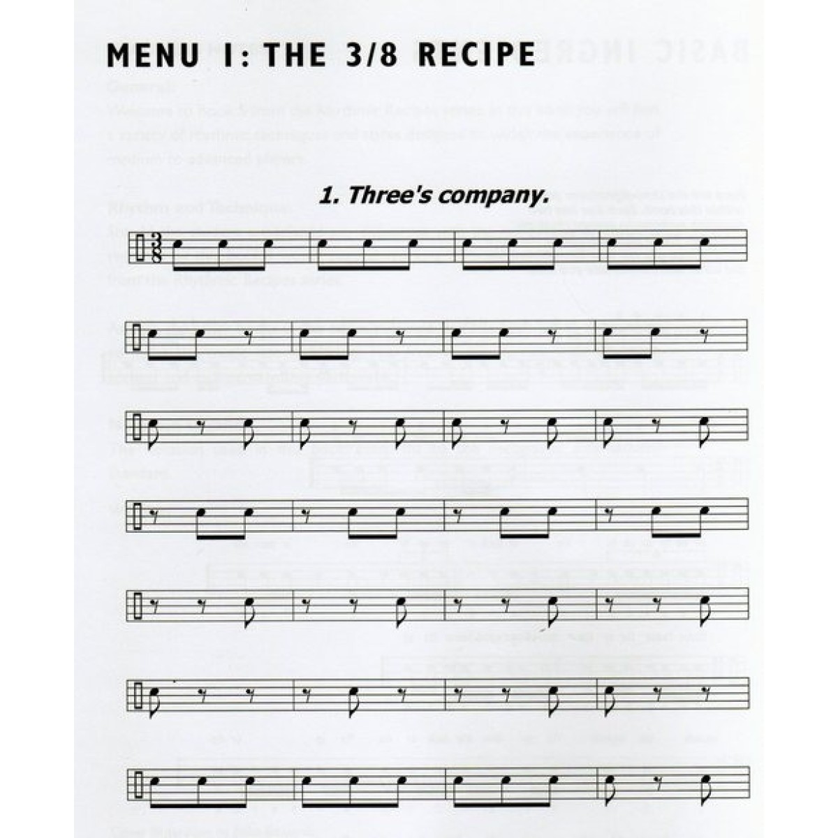 Rhythmic Recipes, Book 5