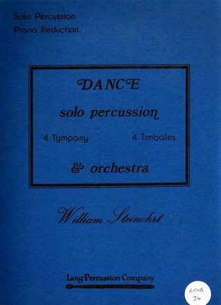 Dance For Solo Percussion And Orchestra (piano Red)