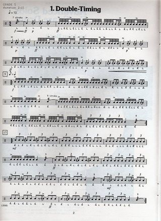 Advanced Solos For Snare Drum by John Beck
