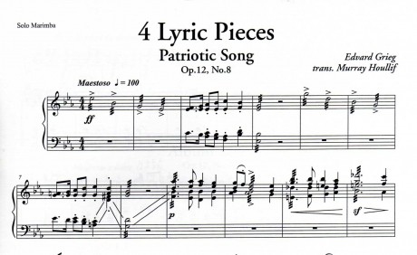 Four Lyric Pieces by Grieg arr. Murray Houllif