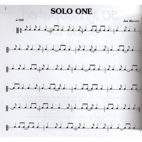 50 Syncopated Solos For Snare Drum by Joe Maroni