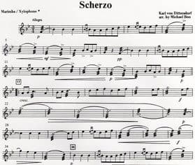 Scherzo For Solo Marimba/xylophone