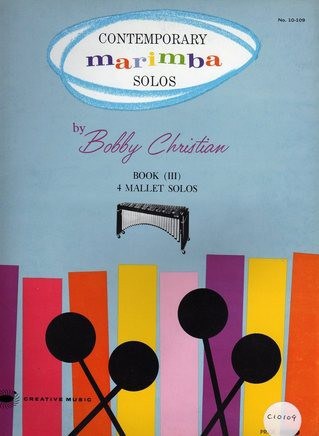 Contemporary Marimba Solos, Book III