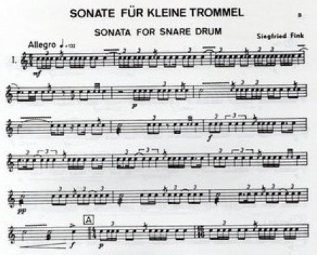 Sonata For Snare Drum