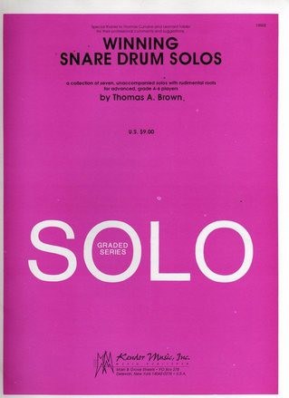 Winning Snare Drum Solos