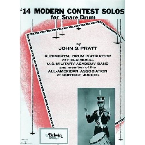 14 Modern Contest Solos' For Snare Drum
