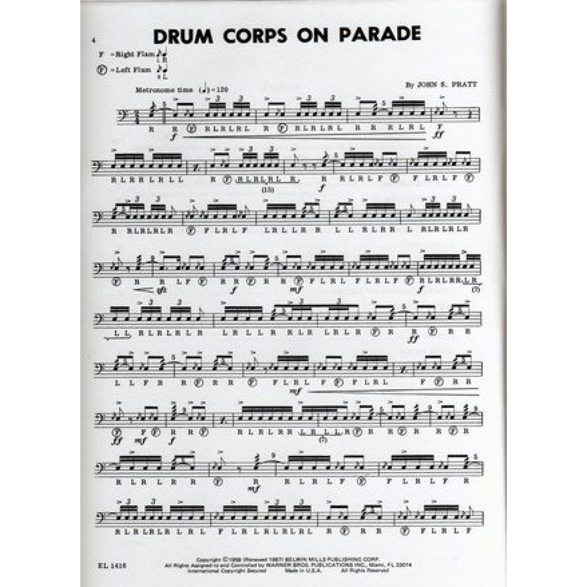 14 Modern Contest Solos' For Snare Drum