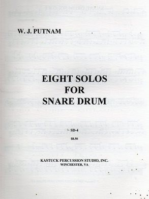 Eight Solos For Snare Drum