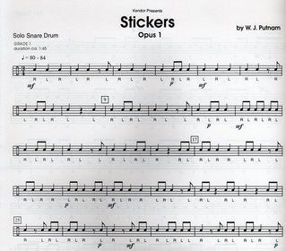 Stickers (opus 1-6)