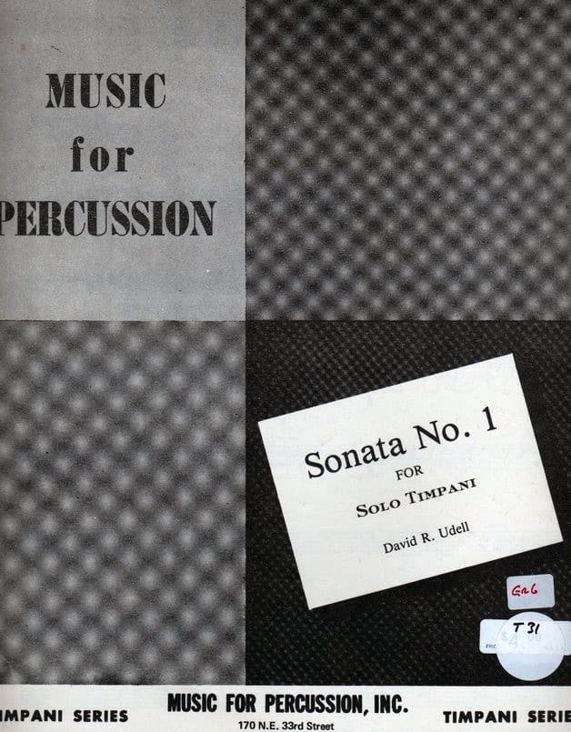 Sonata No. 1 by David R. Udell
