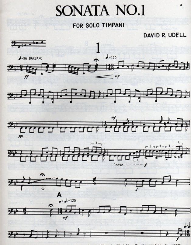 Sonata No. 1 by David R. Udell