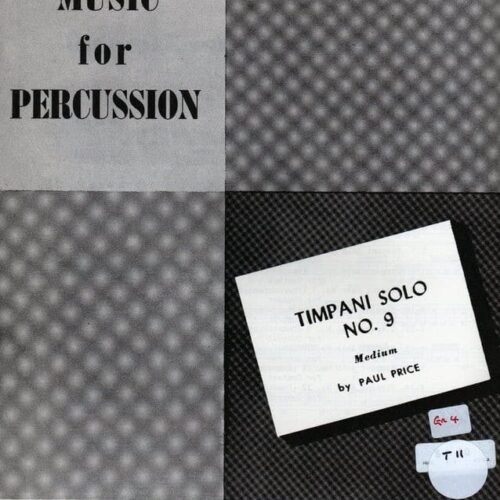 Timpani Solo No. 9 by Paul Price