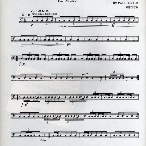 Timpani Solo No. 7 by Paul Price